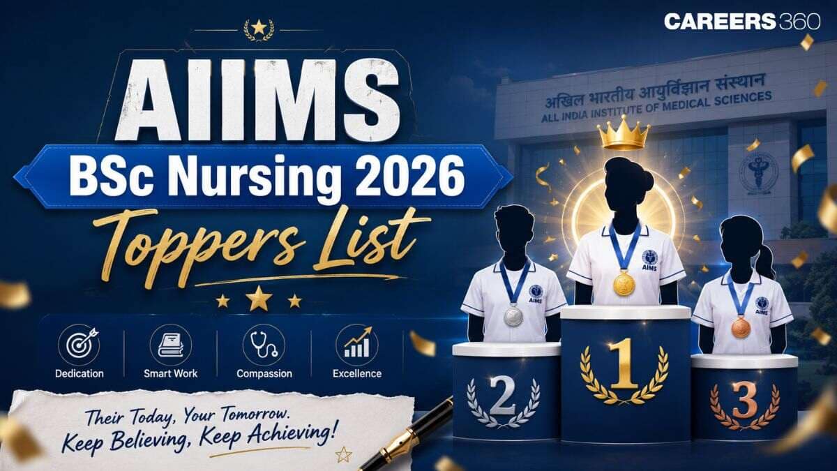 AIIMS BSc Nursing Toppers List 2026 OUT: Roll Number, Rank, Percentile